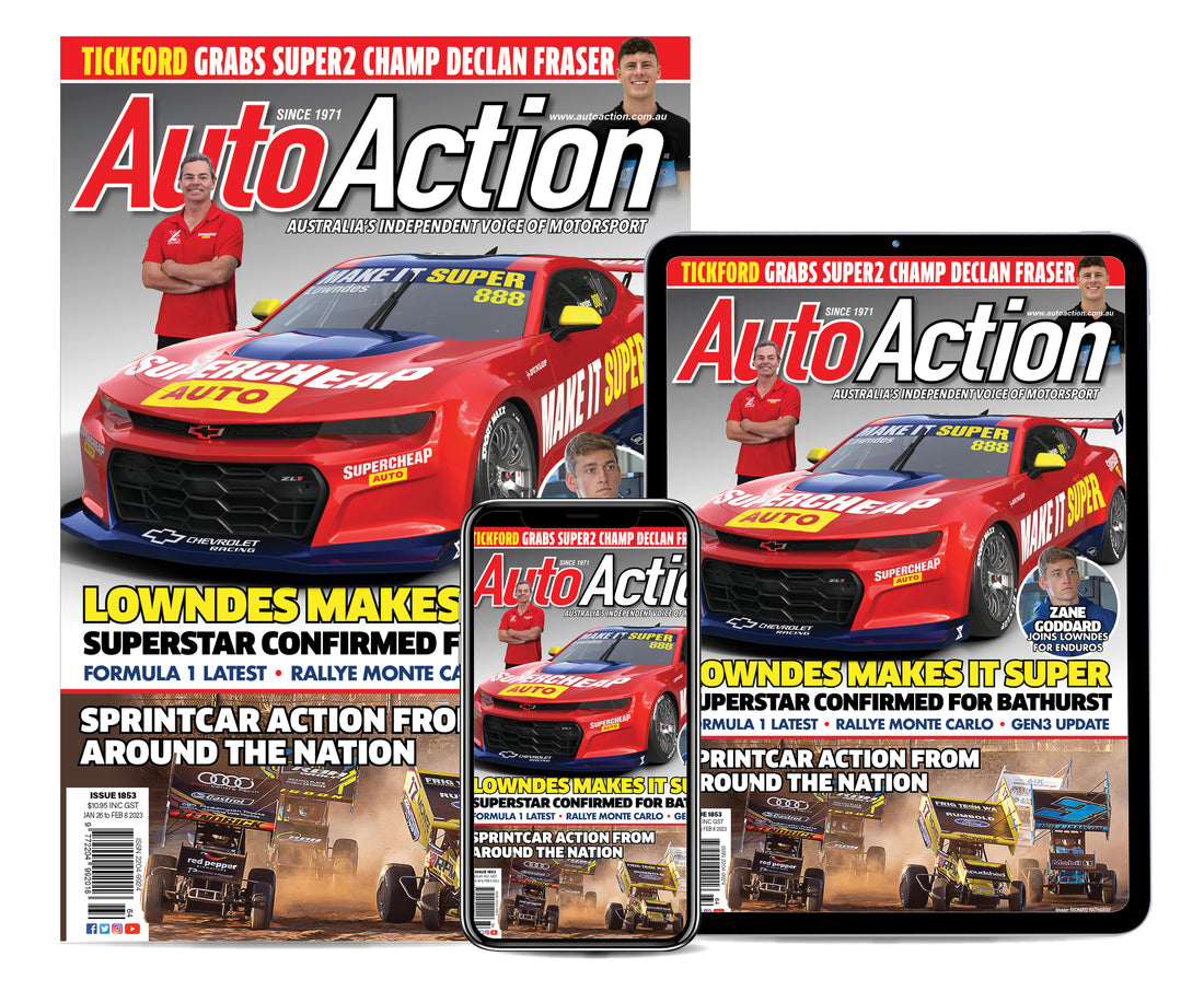 Cover images of Auto Action magazine 1853