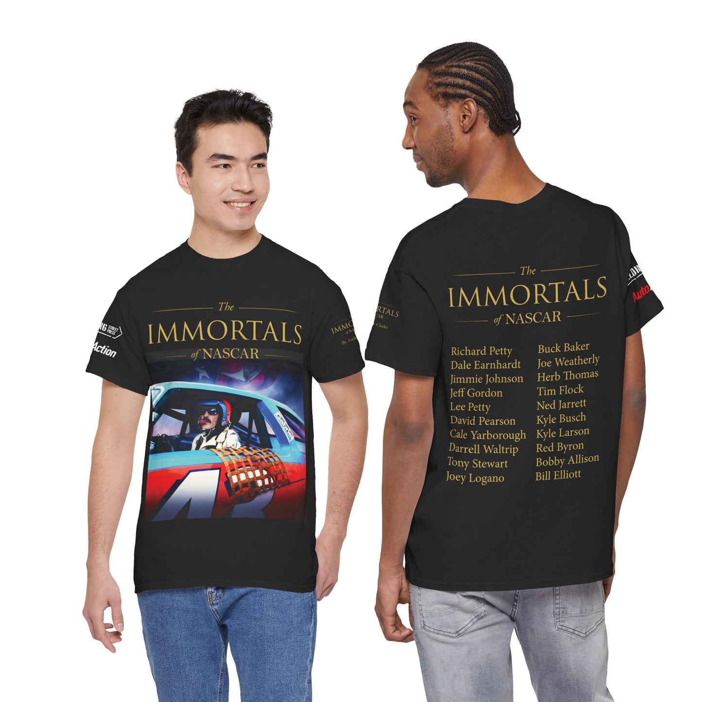 The Immortals of NASCAR T-Shirt | Vintage Race Car Driver Tee